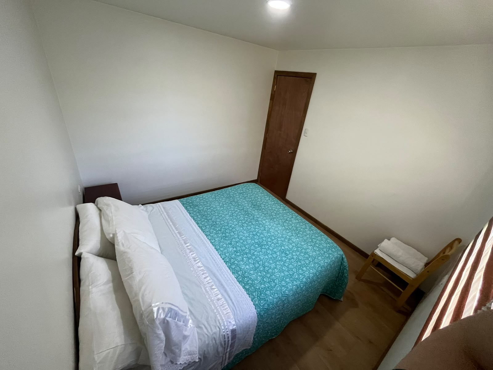 Habitación matrimonial de la Cabaña 1